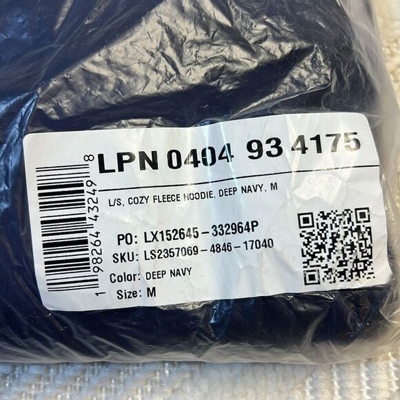 FABLETICS - Cozy Fleece Hoodie in Navy - Picture 5 of 7